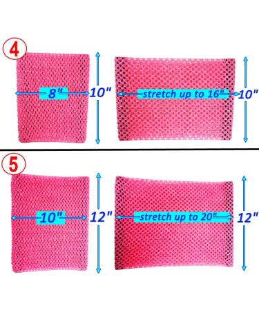4pcs Crochet Tube Top Tutu Dress Set for Baby Girls | Sparkling Emerald Skirt Pettiskirt | Size 7x9 - Buy Online on SooperMarket.com