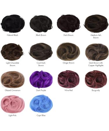REECHO Space Bun Hair Pieces 2 PCS Mini Claw Clip in Messy & Cat Ears Fake Hair Bun Extensions Wig Accessory Updo Hairpieces for Women Girls (Pack of 2-3" Straight Natural Black) Pack of 2 - 3" Straight Natural Black - Buy Online on SooperMarket.com