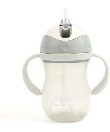 Primo Passi Baby Straw Cup 9oz | Spill Proof Sippy Cup for Toddlers (Grey) - Shop Now! - Buy Online on SooperMarket.com