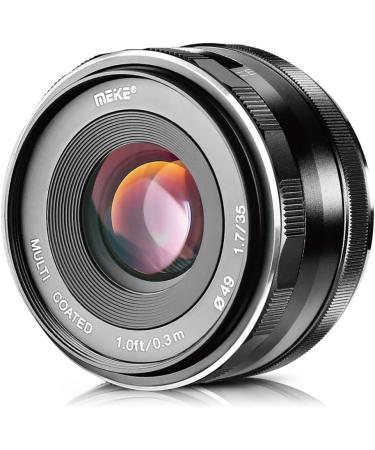 Meike 35mm F1.7 Manual Focus Prime Lens for Micro 4/3 MFT | Olympus & Panasonic Compatible Mirrorless Cameras - Buy Online on SooperMarket.com