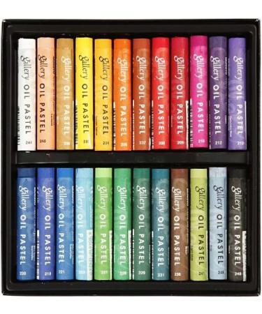 Mungyo Gallery Soft Oil Pastels Set of 24 - Assorted Colors | Vibrant Artist Quality Pastels - Buy Online on SooperMarket.com