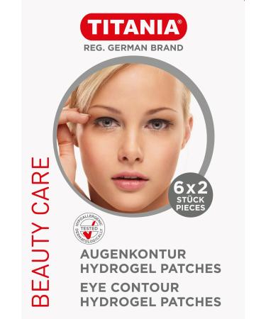 TITANIA eye contour hydrogel patches including transparent plastic display 1 pack (1 x 48 g)