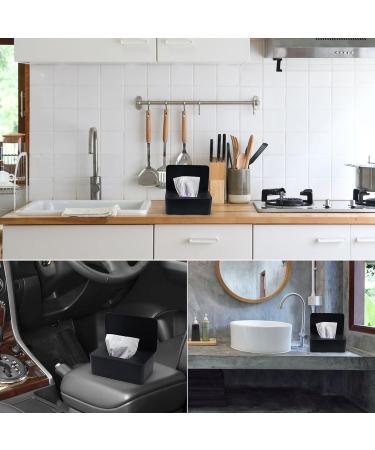 Premium Black Wet Wipes Box - Organize Baby Wipes & Damp Cloths | Stylish Storage for Home & Office - Buy Online on SooperMarket.com