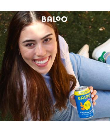 Buy Baloo Sparkling Water Variety Pack - Mood-Boosting Nootropic & Adaptogen Infused (12 oz Cans 12 Pack) - No Artificial Sweeteners Low Calorie Kosher Certified - Buy Online on SooperMarket.com