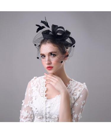 GRACEART Bowknot Fascinator Hats Veil Headband - Buy Online on SooperMarket.com