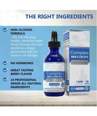 Buy NexusBio Labs Complex Men Drops - 2 Piece Set | International Shipping Available - Buy Online on SooperMarket.com