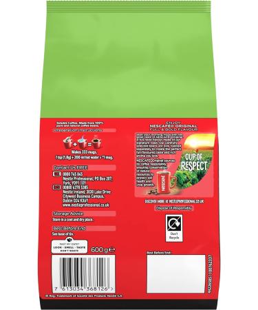 NESCAF Original Instant Coffee 600g Refill Pouch - Buy Online on SooperMarket.com