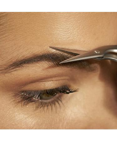NEWEST Silver Eyebrow Tweezers and Brow Shaping Scissors - Buy Online on SooperMarket.com
