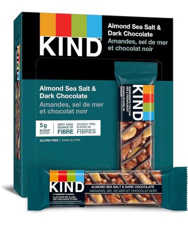 KIND Bars Dark Chocolate Nuts & Sea Salt Gluten Free Low Sugar 40 Grams 12 Count & Healthy Grains Bars Vanilla Blueberry Gluten Free 35 Grams 5 Count - Buy Online on SooperMarket.com