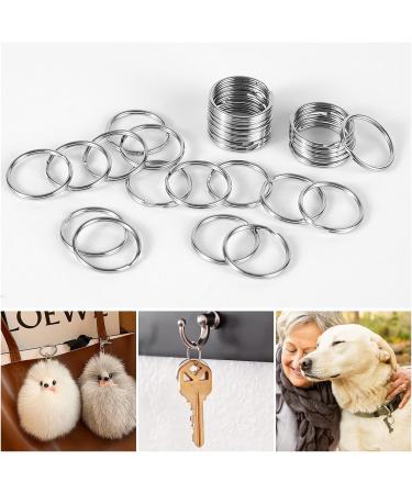 200PCS Split Key Rings Bulk for Keychain and Crafts Keychain Rings (Silver 25mm) 1 200Pack silver - Buy Online on SooperMarket.com