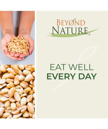 Beyond Nature Dry Roasted Chopped Peanuts - Vacuum Sealed, Non GMO, Granulated, Low Carb, Gluten Free, Keto Friendly & Vegan Snack - 1 LB - Buy Online on SooperMarket.com