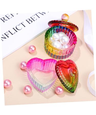 FRCOLOR 10 Pcs colorful crystal cup acrylic nail brush Rainbow Glass Crystal Acrylic dappen dishes monomer glass cups with lid dappen dish for acrylic nails glassware Nail supplies liquid - Buy Online on SooperMarket.com