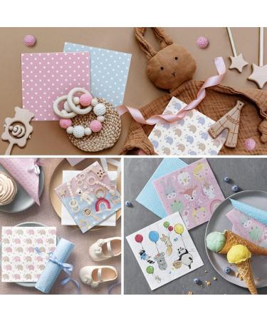Buy PAW 3-Layer Paper Napkins (33x33 cm) - 20 Colorful Napkins for Children's Birthdays Parties Communion & Special Occasions - Modern Light Pink Party Motif - Buy Online on SooperMarket.com