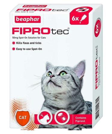 Beaphar FIPROtec Spot On Solution for Cats (6 Treatment 30 wks)