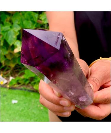 Natural Class Brazilian Amethyst Bone Cluster Scepter Quartz Crystal Scepter Point 1pc (Size : 400-500g) - Buy Online on SooperMarket.com