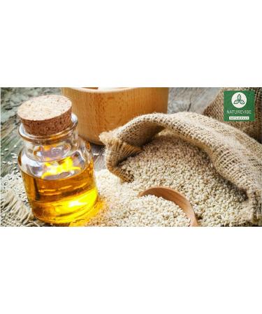 Naturevibe Botanicals Organic White Sesame Seeds - 1lb | Gluten-Free, Non-GMO, Keto Friendly - Buy Online on SooperMarket.com