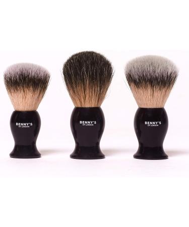 Premium 100% Badger Shaving Brush with Travel Case | Benny's of London - Ideal for International Shipping - Buy Online on SooperMarket.com
