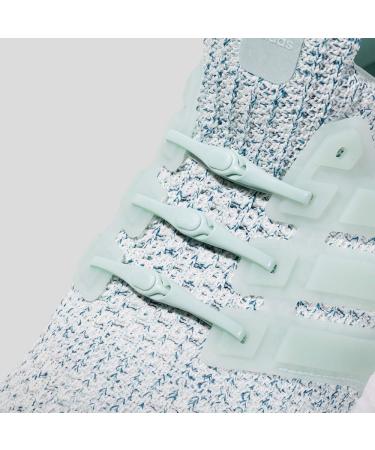 HICKIES 2.0 Elastic Tie-Free Shoelaces - Muted Mint | Shop Internationally at Your Store Name  - Buy Online on SooperMarket.com