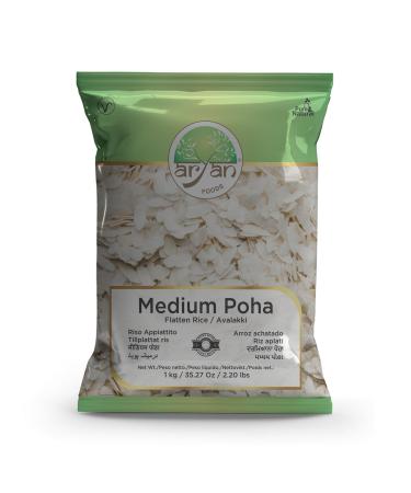 Aryan Poha Medium Flattened Rice Flake 1Kg