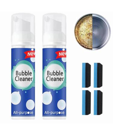 Qosneoun Bubble Cleaner Bubble Cleaner Foam Spray All Purpose Rinse Cleaning Foam Bubble Cleaner Spray All Purpose Bubble Cleaner Foam Spray The Bubble Cleaner (100ml*2)