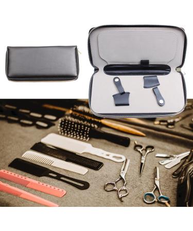 Handy Leather Scissor Pouch Accessory Organizer Essential Tool Storage for Hairdressing Suitable for a Variety of Hairstyles and Cutting Techniques - Buy Online on SooperMarket.com