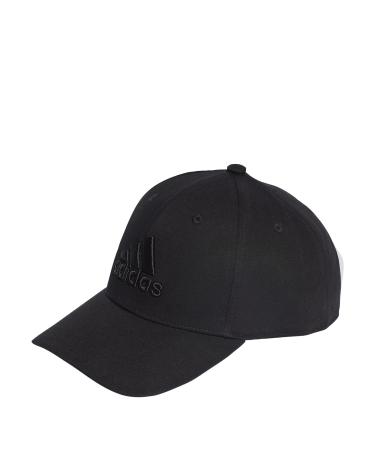 Adidas HZ3045 Bball Cap Tonal Hat One Size Fits Kids Black OSFC