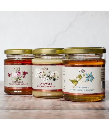British Cotswold Wildflower Honey - Pure Natural British Honey Direct from the Producer (227g Jar) Wildflower 227 g (Pack of 1) - Buy Online on SooperMarket.com
