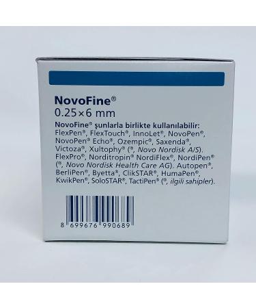Novofine 6mm 31G Pen Needles - Buy Online on SooperMarket.com
