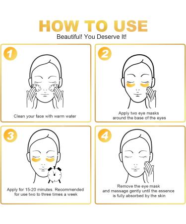 URAQT Under Eye Treatment Masks - 10 Pairs Natural Eye Gel Patches for Wrinkles, Eye Bags, and Dark Circles - Buy Online on SooperMarket.com