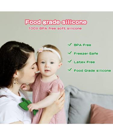 Jilociz Silicone Teething Toy Set for Babies 6-12 Months | BPA Free Chew Toys for Boys and Girls | Early Educational Sensory Toy | Soothe Gums and Provide Relief | Perfect Gift - Buy Online on SooperMarket.com