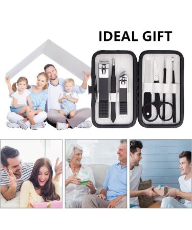 Premium Nail Clippings Set | Manicure Kit for Men | Portable Grooming Travel Case | Perfect Gift for Husband & Friends - Buy Online on SooperMarket.com