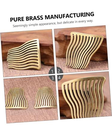 HAPINARY 1pc Hairpin Bride Hair Comb Handmade Hair Clip Wedding Headwear Wedding Hair Comb Wedding Headpiece Wedding Hair Barrette Bridal Side Combs Exquisite Hairdress Insert Comb Brass - Buy Online on SooperMarket.com