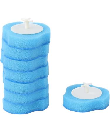 Disposable Toilet Brush Refills 16pcs Sponge Head Easily Clean Every Corner of Bathroom Water Soluble One Time Use Widely Use - Buy Online on SooperMarket.com