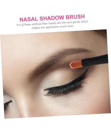 WOONEKY 10pcs Nose Shadow Brush Face Powder Brush Eye Beauty Brush Cosmetic Kit Cream Blush Wooden Handle - Buy Online on SooperMarket.com