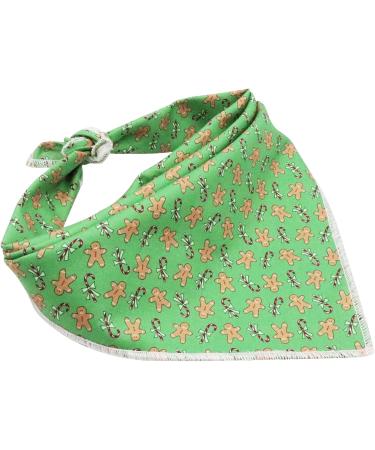 Christmas Gingerbread Man Dog Bandana - Lionet Paws Triangle Scarf for Small Medium & Large Dogs - Buy Online on SooperMarket.com