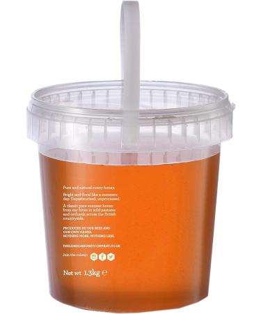 London Honey Company - British Blossom Honey Bucket 1.3kg - 100% Pure Natural Unpasteurised Raw Honey - Sustainably Produced from our own Beehives. - Buy Online on SooperMarket.com