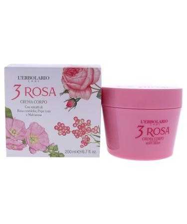 L'Erbolario 3 Pink Body Cream 1 pack (1 x 200 ml)