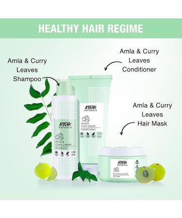Nykaa Naturals Amla & Curry Leaves Hair Mask - 6.76 oz | Promotes Hair Growth & Nourishes Thin Hair | Safe for Colored Hair - Buy Online on SooperMarket.com