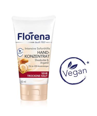 Florena Hand Cream Concentrate - Pack of 4 (1 x 50 ml) | Hydrating & Nourishing Moisturizer for Soft Hands - International Shipping Available - Buy Online on SooperMarket.com