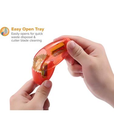 Bostitch Office Twist-N-Sharp Manual Pencil Sharpener 2 Holes for Standard and Jumbo Pencils with Ratchet Technology 1 Sharpener Random Color 1-Pack - Buy Online on SooperMarket.com