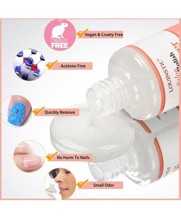 LOUINSTIC Gel Polish Remover 0.5oz - Fast & Gentle Nail Gel Remover | 3-5 Minute Removal Time - Buy Online on SooperMarket.com