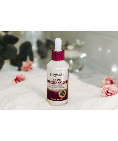 Groganics Ice Oil Scalp Moisturizer 4 oz - Hydrating Solution for Dry Scalp - Buy Online on SooperMarket.com