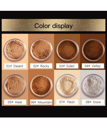 Buy Makeup Loose Setting Powder - Oil Control Matte Mineral Face Concealer 05 Heat | International Shipping Available - Buy Online on SooperMarket.com
