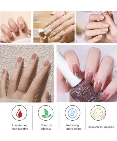 TBeautfave Green Nail Varnish Nude Nail Polish Quick Dry Long Lasting Nail Polish Non-Toxic Breathable Nail Polish No Need Cure Nail Gel Polish Nail Varnish at Home Manicure 28 Mustard Green - Buy Online on SooperMarket.com