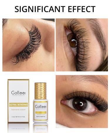 Fast Drying Eyelash Extension Glue - Ultra Bonding Retention - 6 Weeks - 0.17fl.oz - Professional Black Lash Adhesive - Buy Online on SooperMarket.com