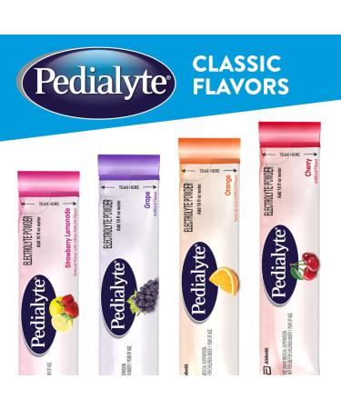 Pedialyte Electrolyte Powder Variety Pack 3.6 oz (Pack of 4) | Electrolyte Drink Bundle - Buy Online on SooperMarket.com