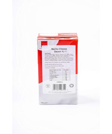 Macphie Nacho Cheese Sauce 1 Litre - Pack of 6 | Premium Quality Cheese Sauce - Buy Online on SooperMarket.com