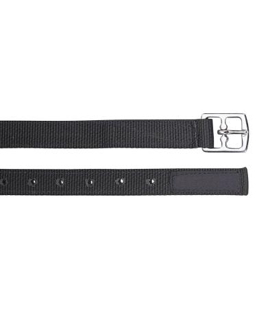 Shires Hi-Lite Stirrup Leathers - Black Black 1" x 48"