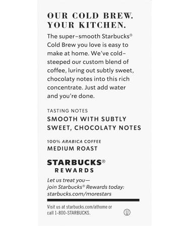 Starbucks Cold Brew Concentrate 16.2 Fl Oz (Signature Black + Caramel Dolce) - Buy Online on SooperMarket.com