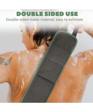 Liseternal Shower Back Scrubber for Women - Exfoliating Body Scrubber with Thickened Sponge - Machine Washable - 39.4'' x 4.9 - Buy Online on SooperMarket.com